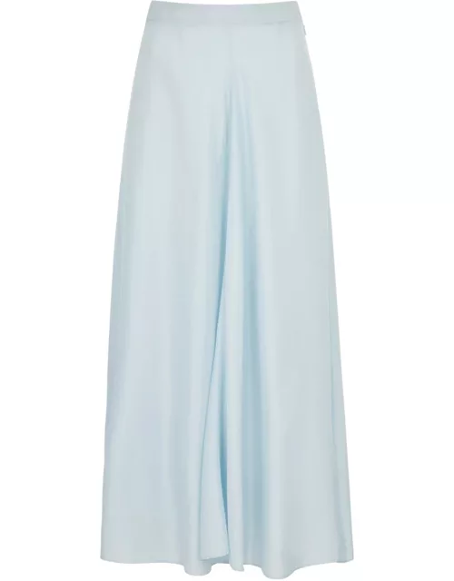 Forte_forte Silk-satin Maxi Skirt - Light Blue - 2 (UK 10 / S)