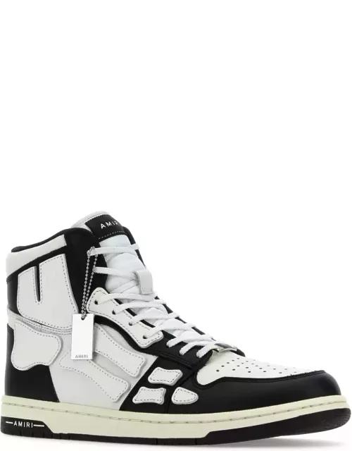 AMIRI Two-tone Leather Skel Sneaker