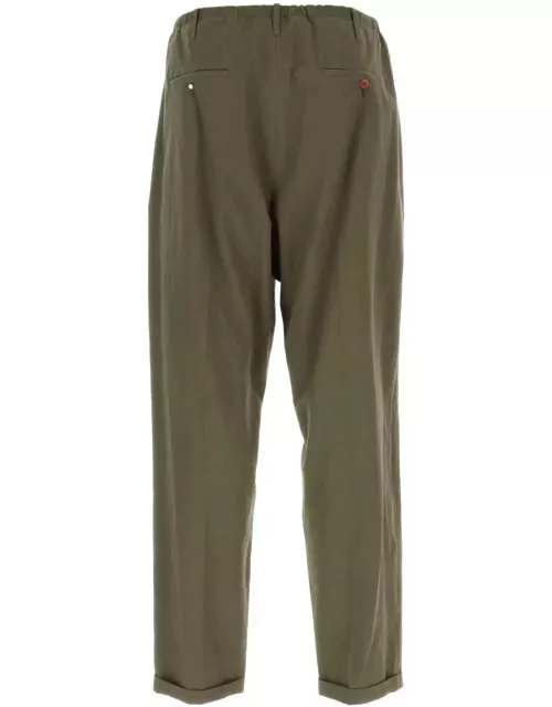 Magliano Army Green Cotton Pant