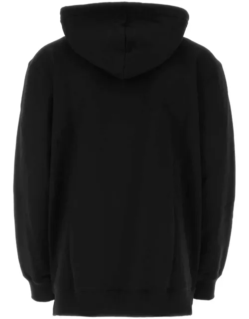 Lanvin Black Cotton Stretch Sweatshirt