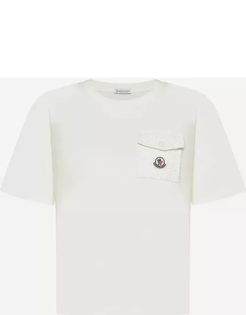 Moncler Chest-pocket Cotton-blend T-shirt