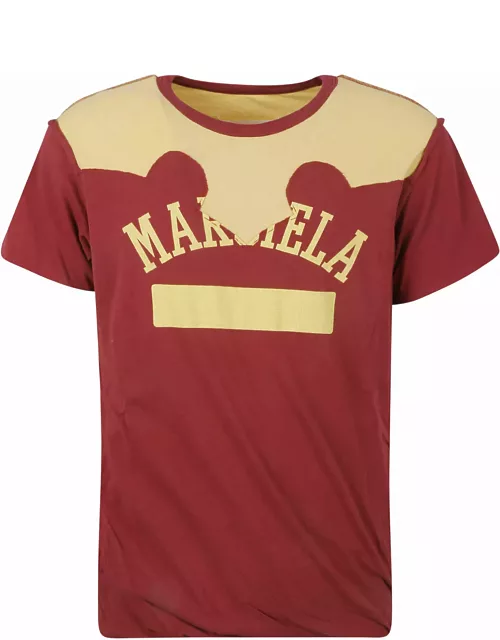 Maison Margiela Two-tone Cotton T-shirt