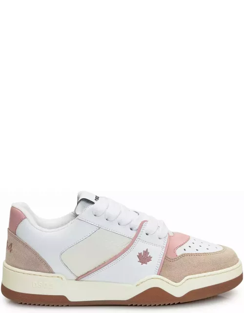 Dsquared2 Spiker Leather Low-top Sneaker