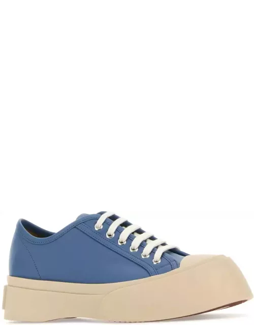 Marni Cerulean Blue Leather Pablo Sneaker