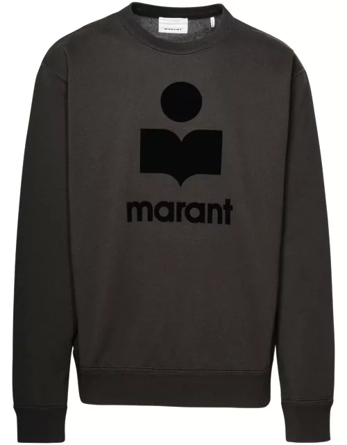 Isabel Marant Black Cotton Blend Sweatshirt