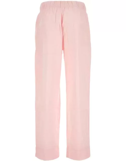 Tekla Pink Cotton Pyjama Pant