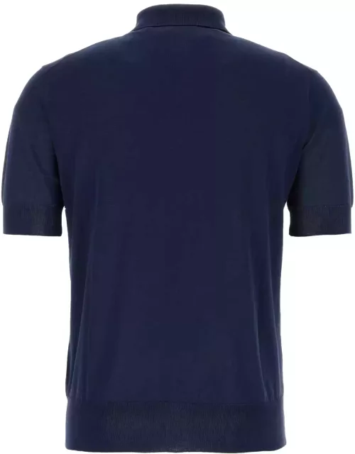 PT Torino Blue Cotton Polo Shirt