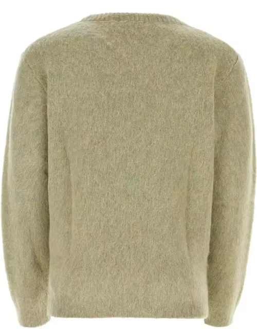 Lemaire Sage Green Stretch Mohair Blend Sweater