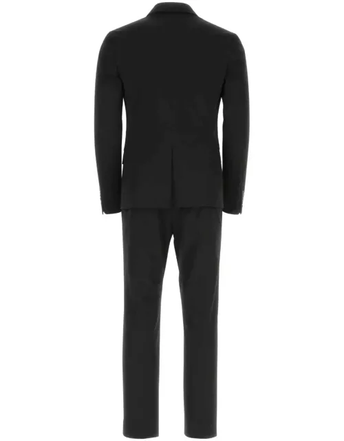 Prada Black Stretch Polyester Suit