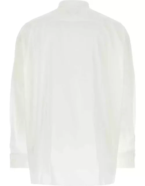 Prada White Poplin Shirt