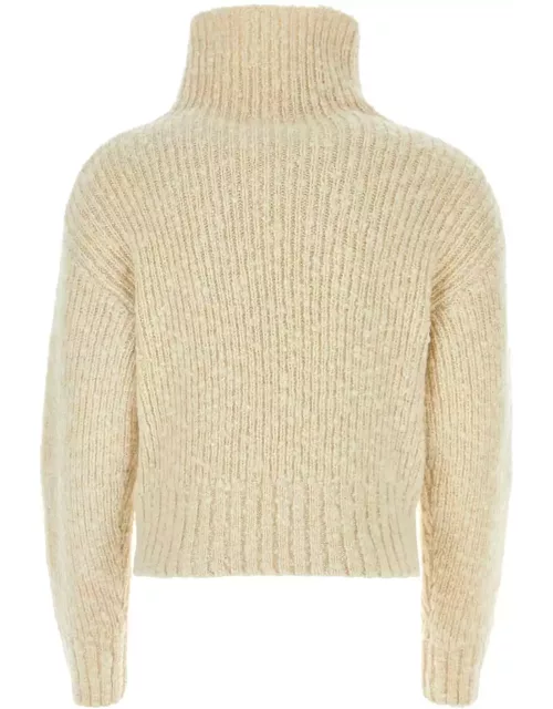 Ami Alexandre Mattiussi Ivory Wool Blend Sweater