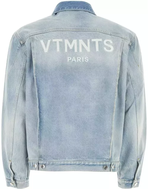 VTMNTS Light-blue Denim Paris Jacket