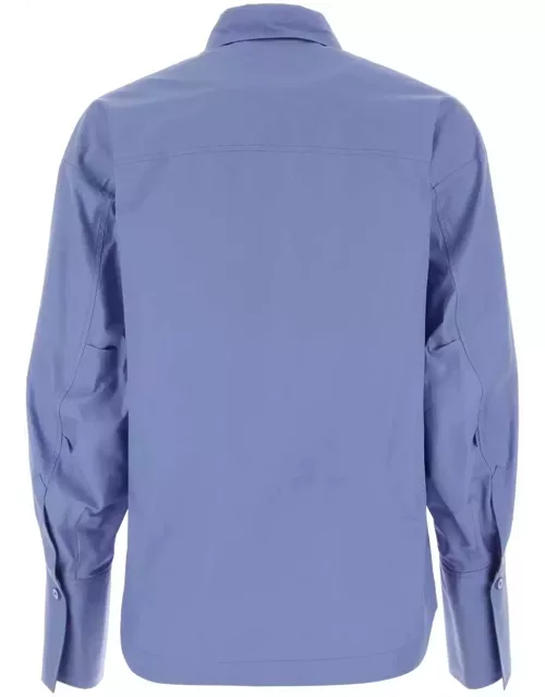 The Attico Cerulean Blue Poplin Eliza Shirt