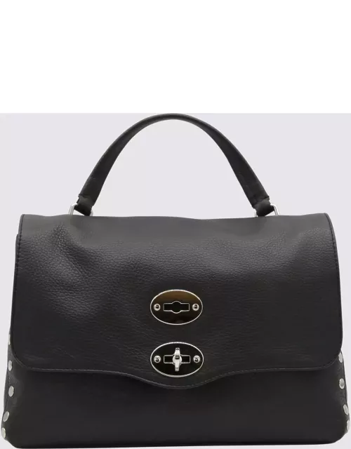 Zanellato Black Leather Postina S Top Handle Bag