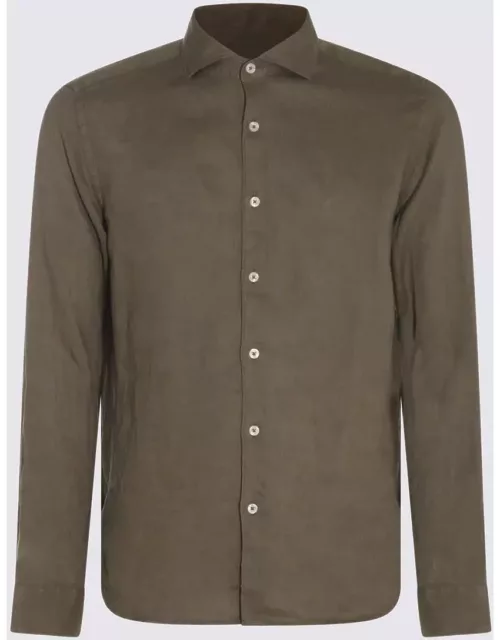 Altea Brown Linen Shirt
