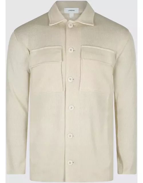 Lardini Cream Linen Shirt