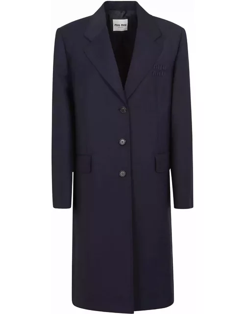 Miu Miu Three-buttoned Long Coat