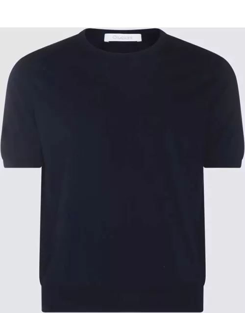 Cruciani Blue Cotton T-shirt