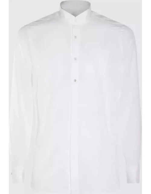 Lardini White Cotton Shirt