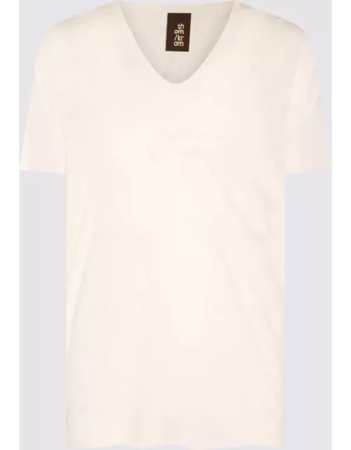Thom Krom Cream Cotton T-shirt