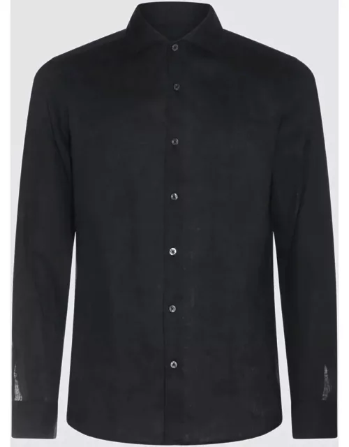 Altea Black Linen Shirt