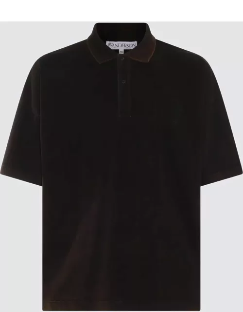 J.W. Anderson Dark Brown Cotton Polo Shirt