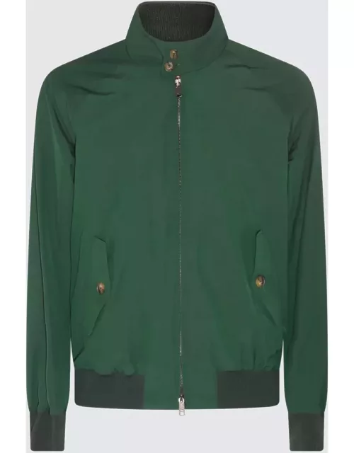 Baracuta Green Cotton Blend Casual Jacket