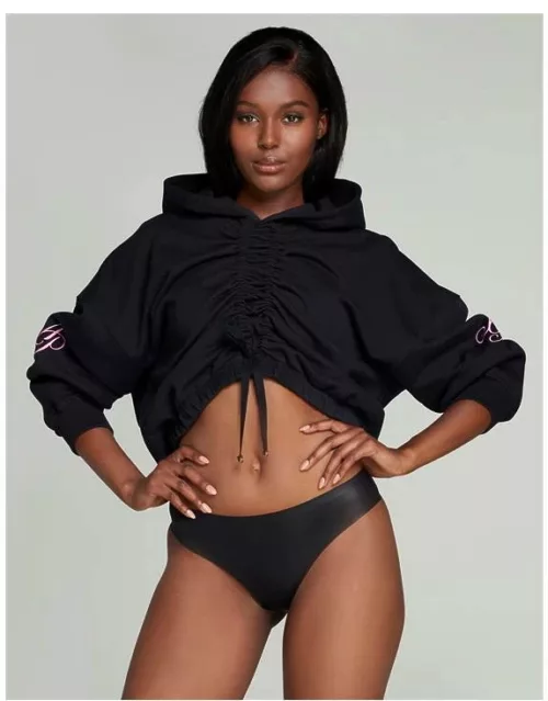 Agent Provocateur Rayley Rouched Hoodie - Black