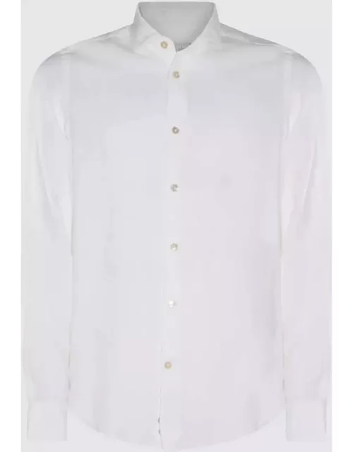 Eleventy White Linen Shirt