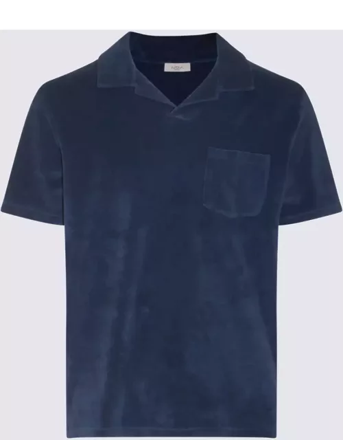 Altea Blue Cotton Polo Shirt