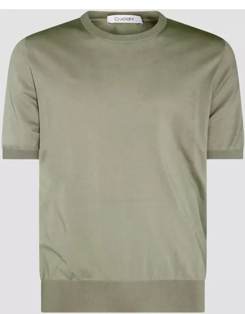 Cruciani Military Green Cotton T-shirt