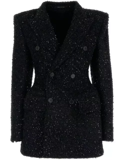 Balenciaga Tweed Button-up Jacket