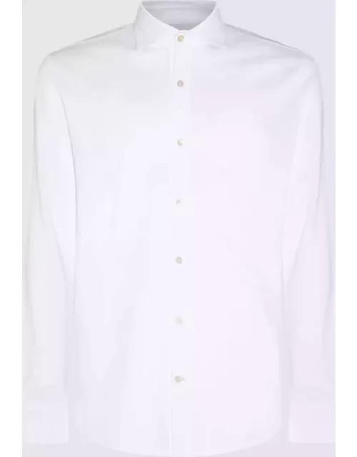 Eleventy White Cotton Shirt