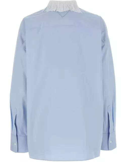 Prada Light Blue Poplin Shirt