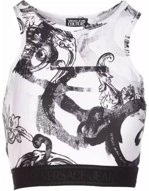 Versace Jeans Couture Watercolor Couture Top