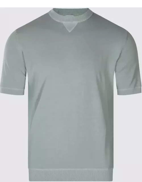 Eleventy Grey Cotton T-shirt