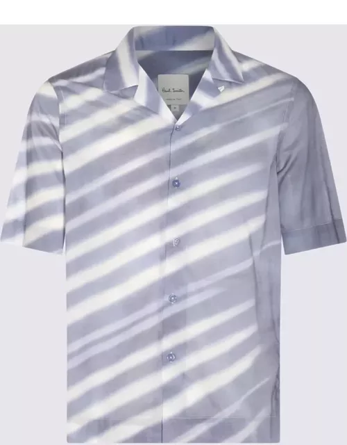 Paul Smith Blue And White Cotton Shirt