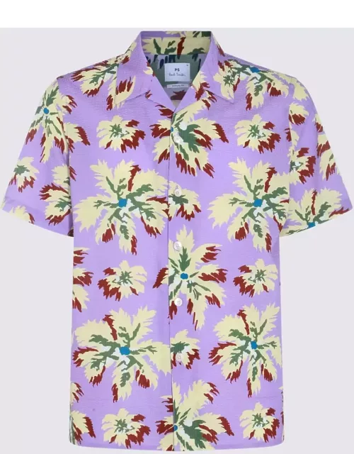 Paul Smith Purple Multicolour Cotton Shirt
