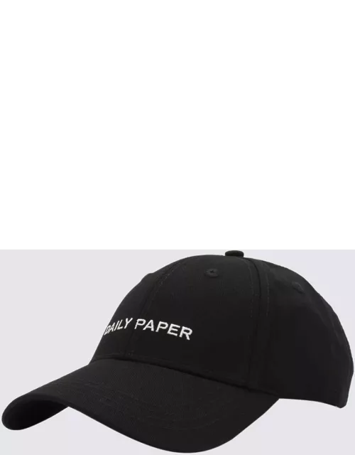 Daily Paper Black And White Cotton Baseball Cap