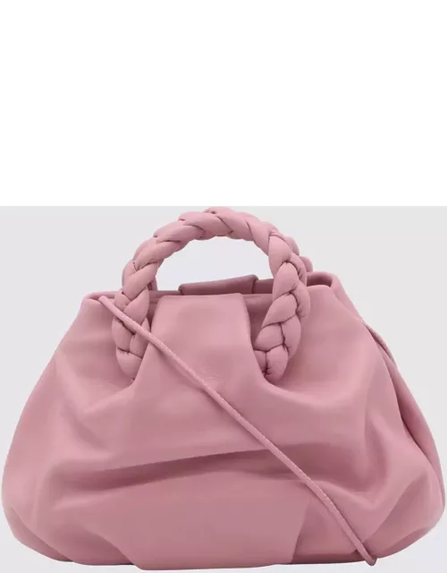 Hereu Pink Leather Bombon Handle Bag