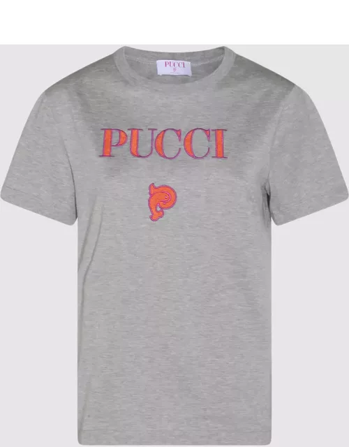 Pucci Grey Cotton T-shirt