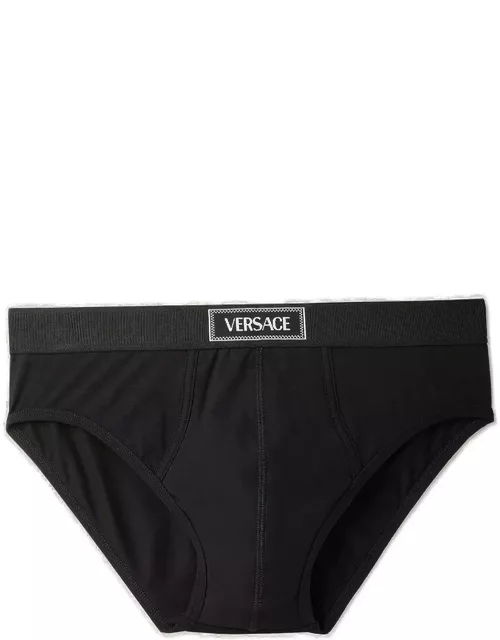 Versace 90s Logo-waistband Stretched Brief