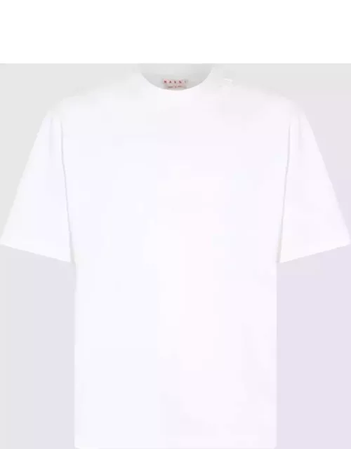 Marni White Cotton T-shirt