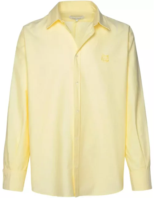 Maison Kitsuné Yellow Cotton Shirt