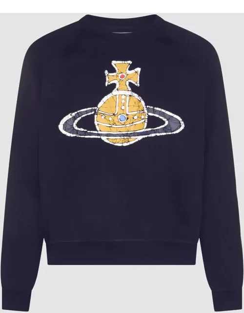 Vivienne Westwood Navy Blue Cotton Sweatshirt