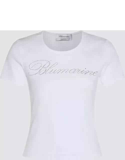 Blumarine White Cotton T-shirt