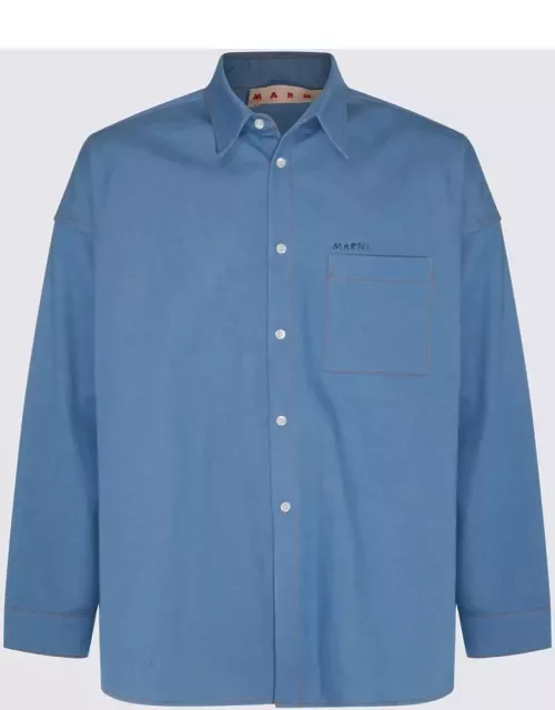 Marni Light Blue Cotton Shirt