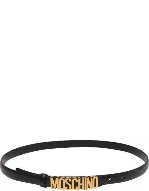 Moschino Logo Belt