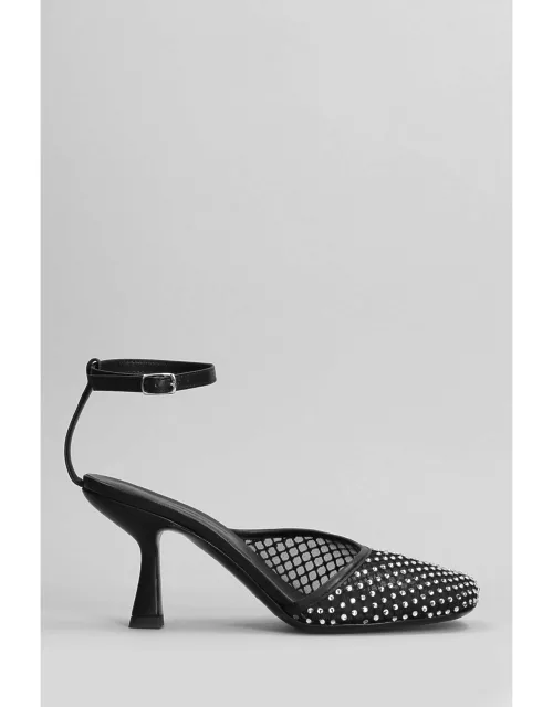 Christopher Esber Minette Veiled Heel Pumps In Black Polyester