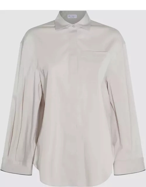 Brunello Cucinelli Grey Cotton Shirt